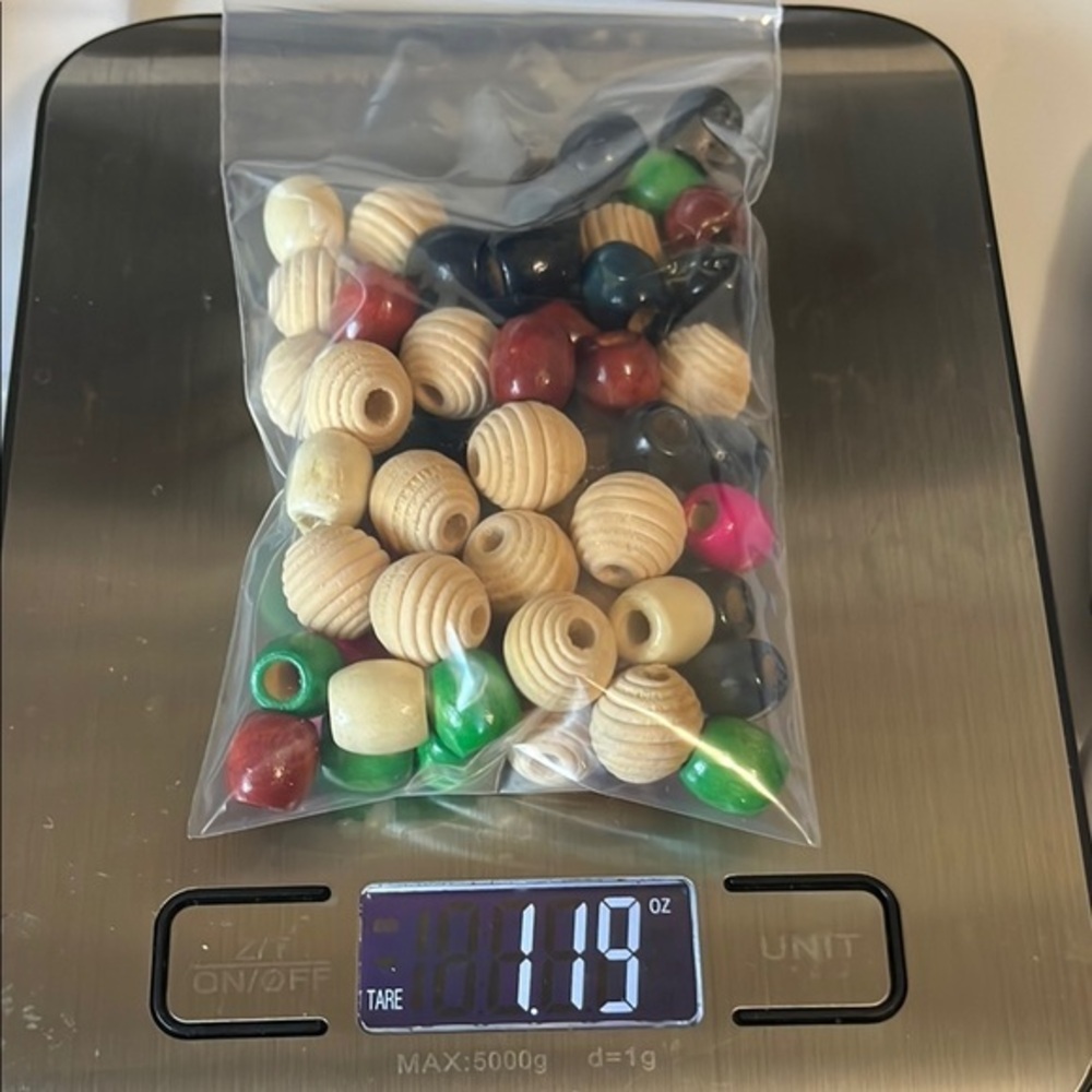 Assorted large Wooden Beads hand crafters jewelry supplies
